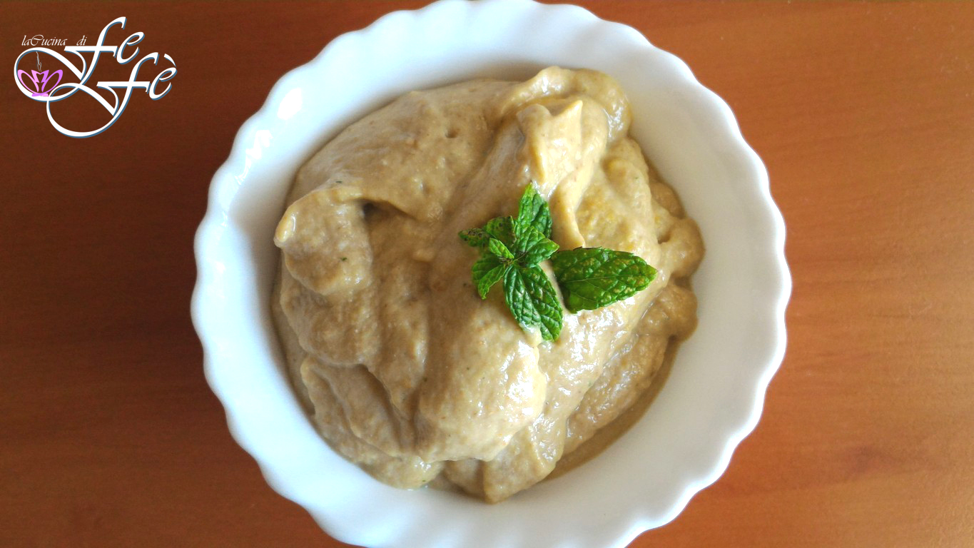CRÈME D’AUBERGINES, YAOURT ET CURCUMA