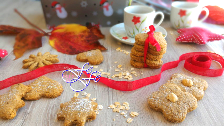 BISCUITS À L&rsquo;AVOINE AVEC NOISETTES ET CANNELLE