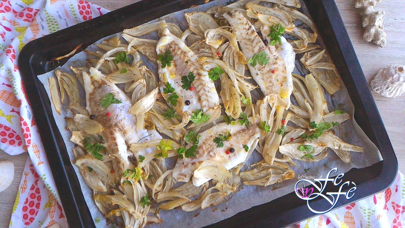 FILETS DE BAR AU FOUR AVEC FENOUIL