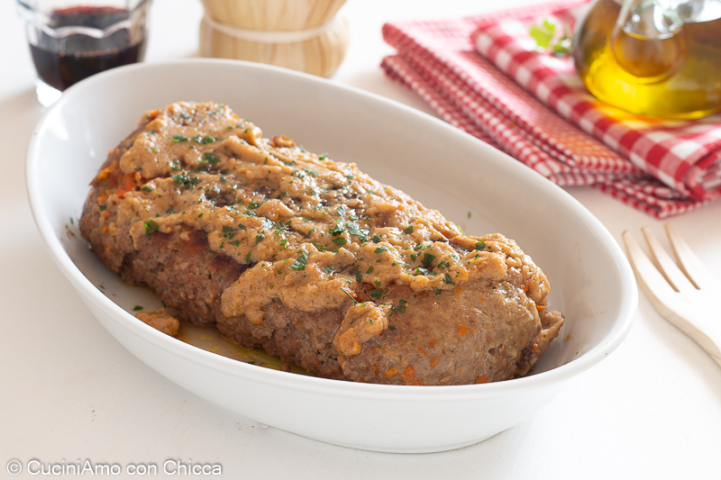Pain de viande farci à la casserole
