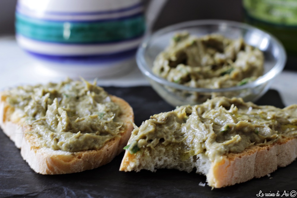 Pâté crémeux d&rsquo;artichauts avec persil