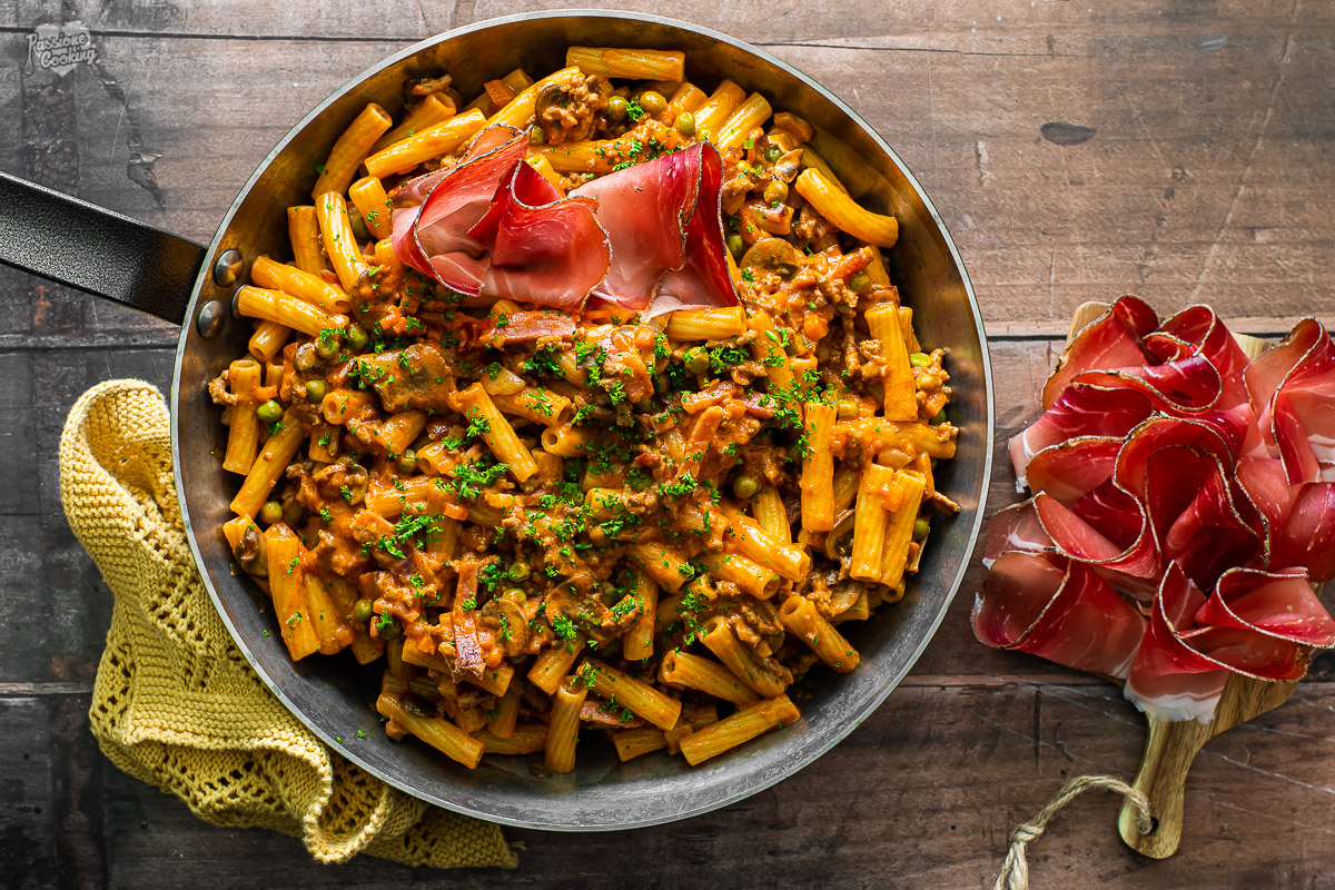 Pâtes du berger avec Speck Alto Adige IGP