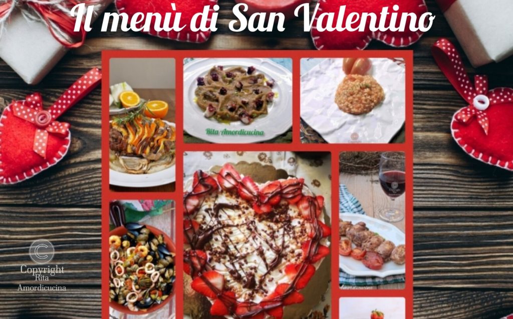 Menu de la Saint-Valentin de RitaAmordicucina