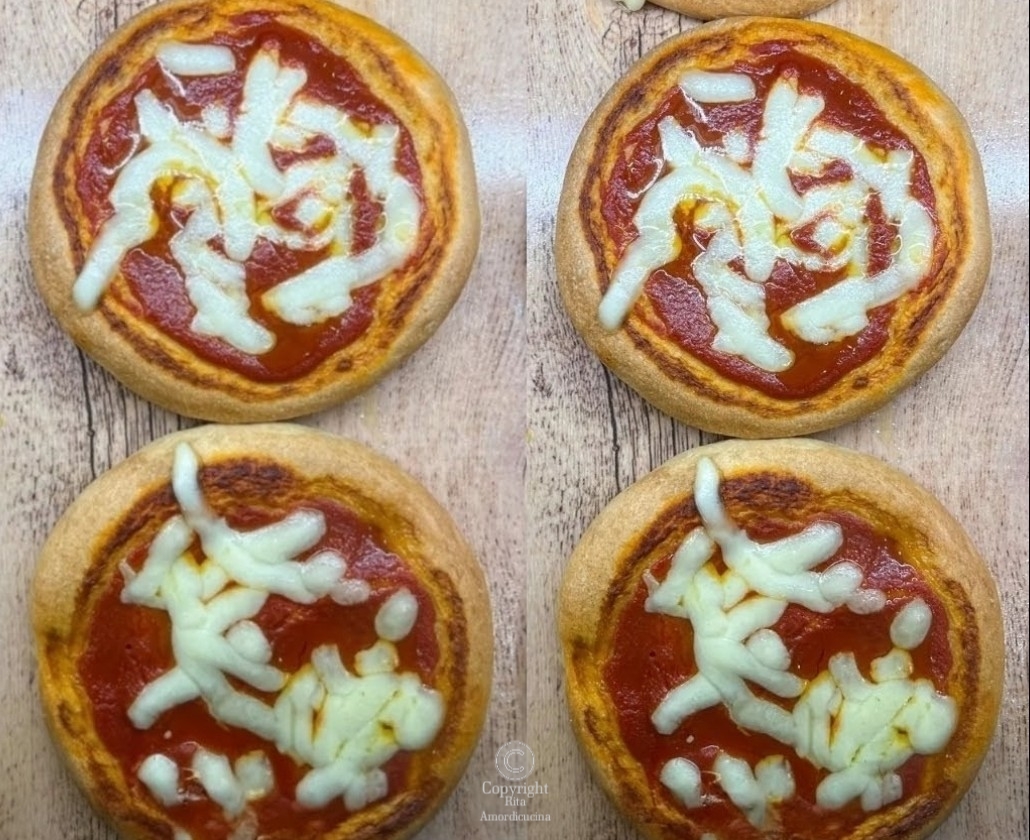 Pizzettes Margherita idéales pour les enfants