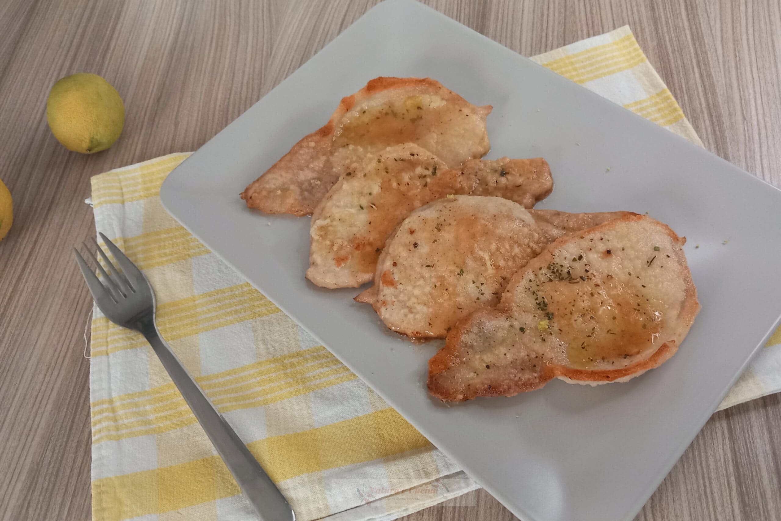 Escalopes de porc au citron