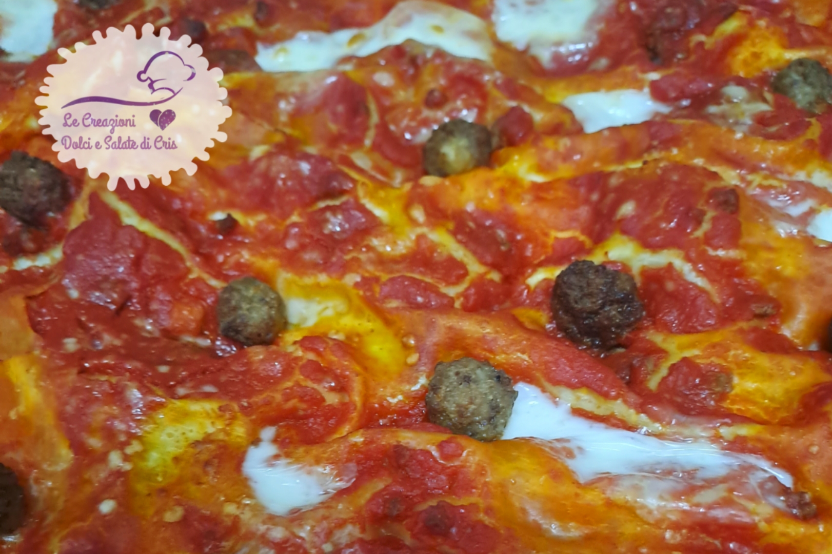 Lasagne avec petites boulettes