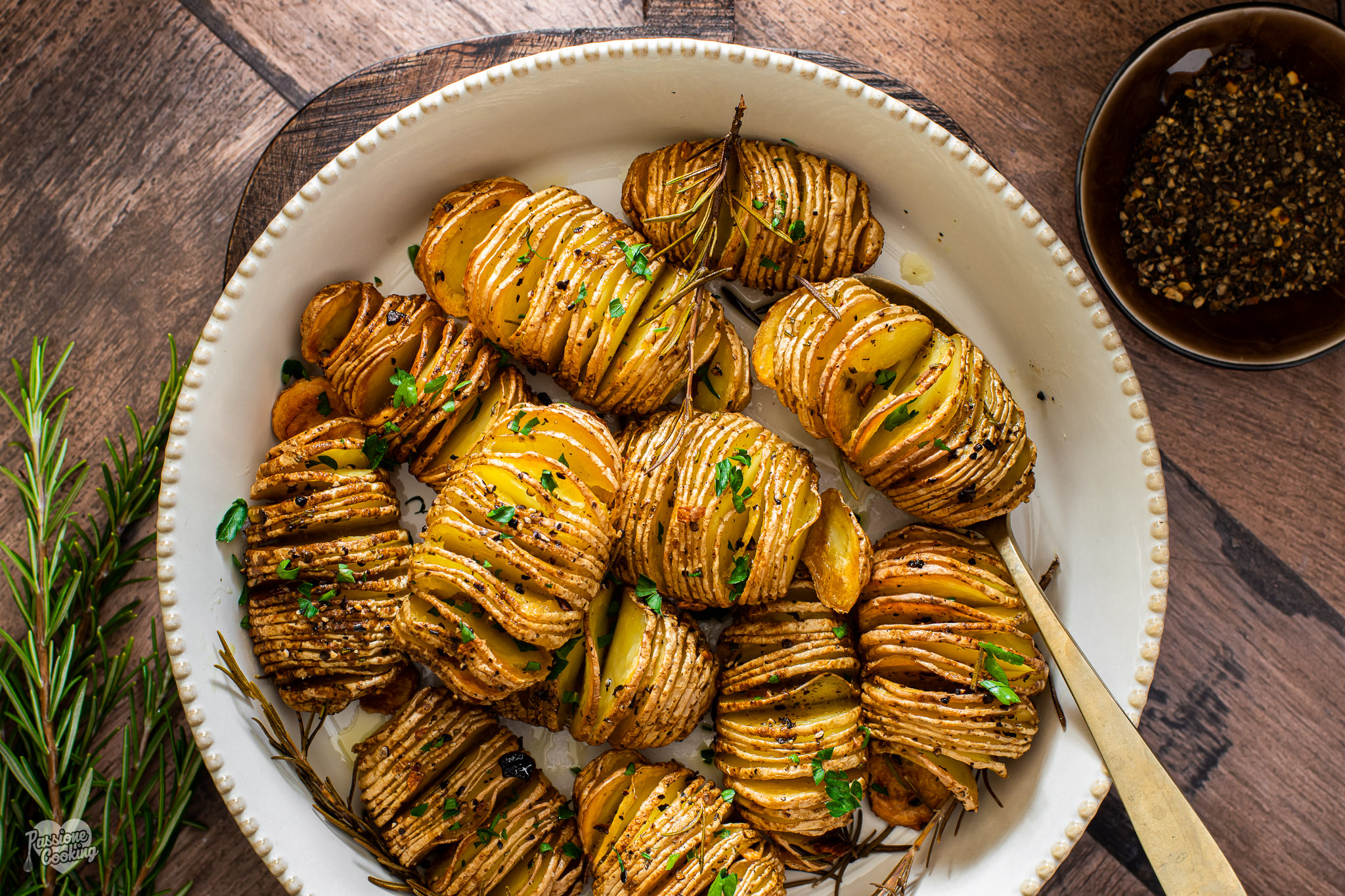 Pommes de terre Hasselback