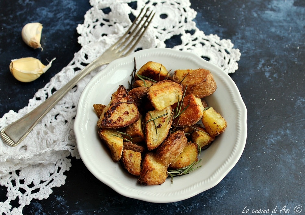 Pommes de terre sablées au four