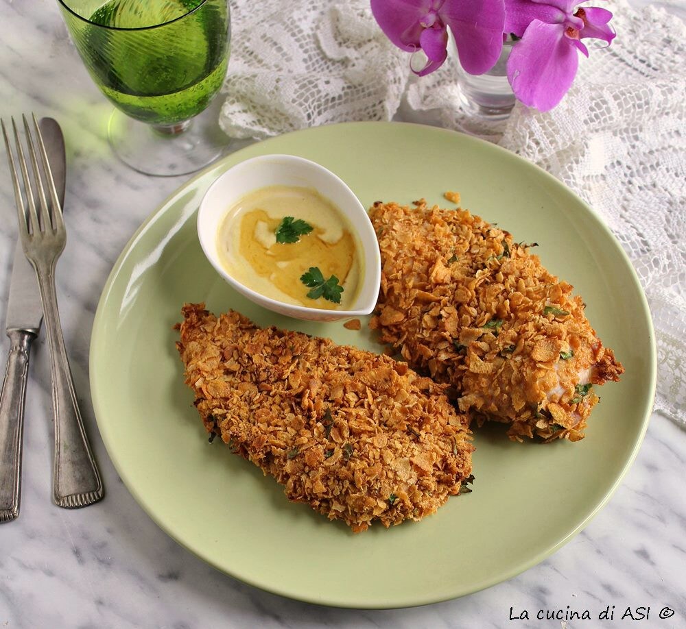 Poulet croustillant au four