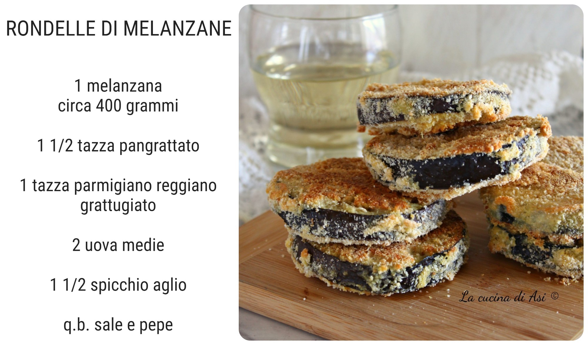 Rondelles d&rsquo;aubergine panées au parmesan