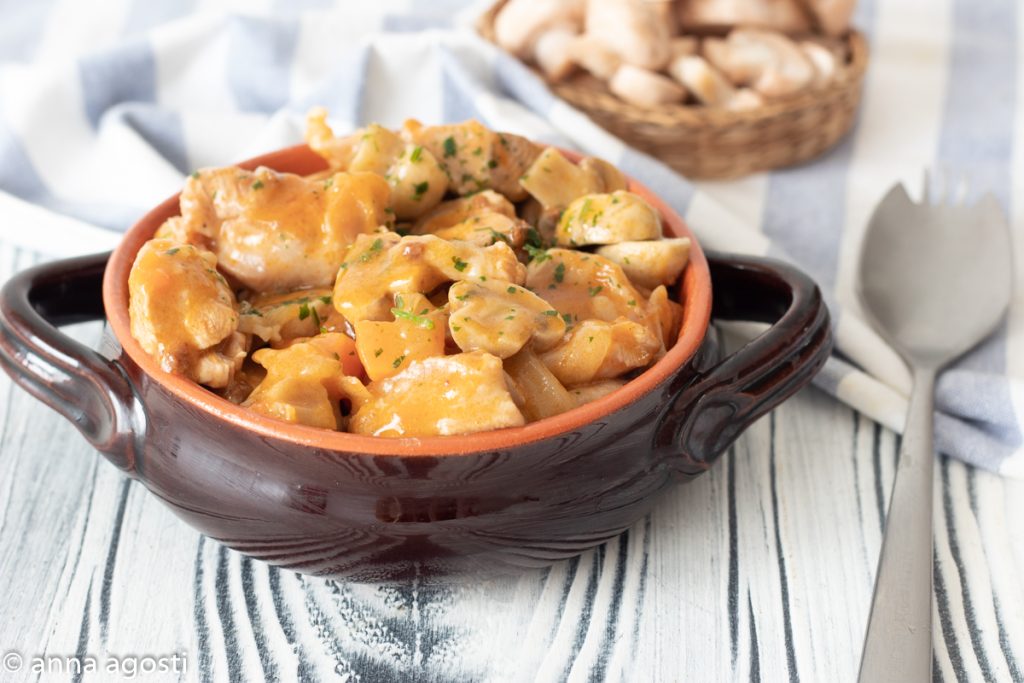 Ragoût de dinde aux champignons