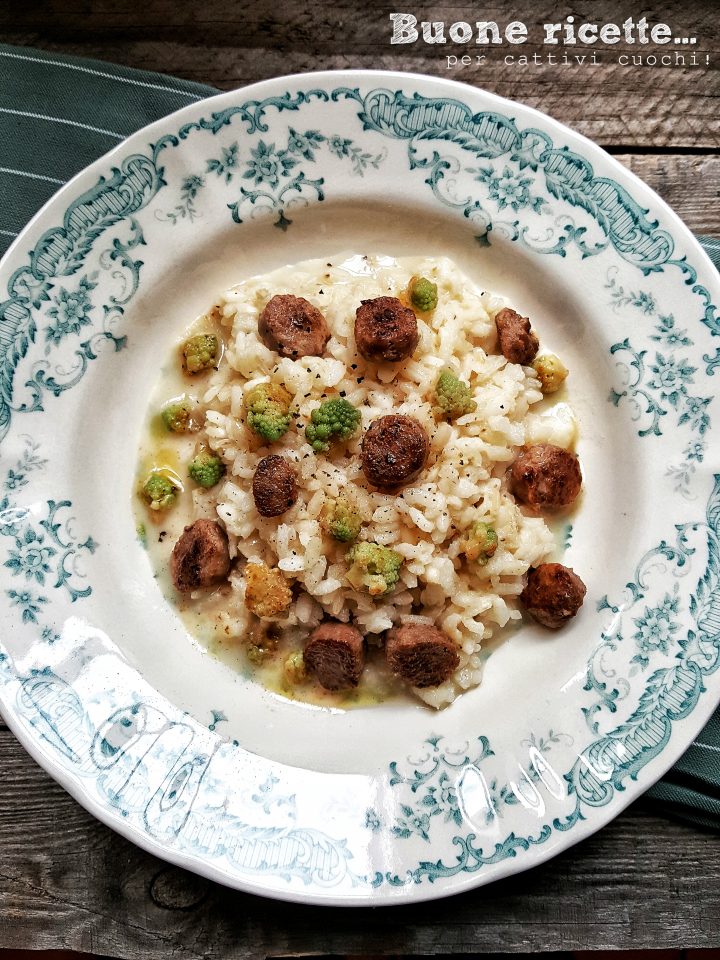 Risotto aux brocolis et saucisse