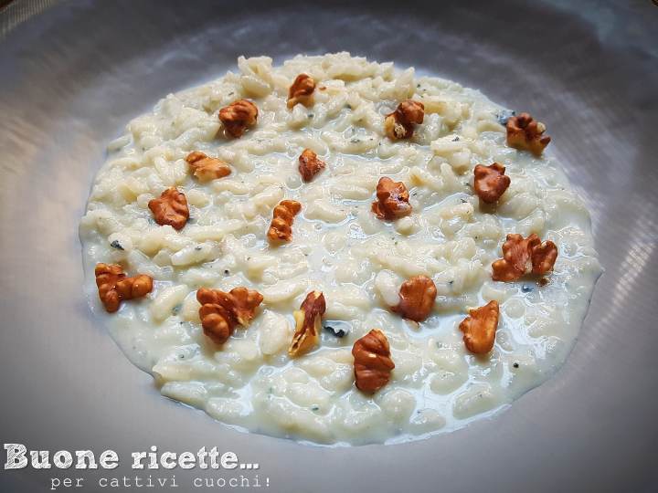 Risotto gorgonzola et noix