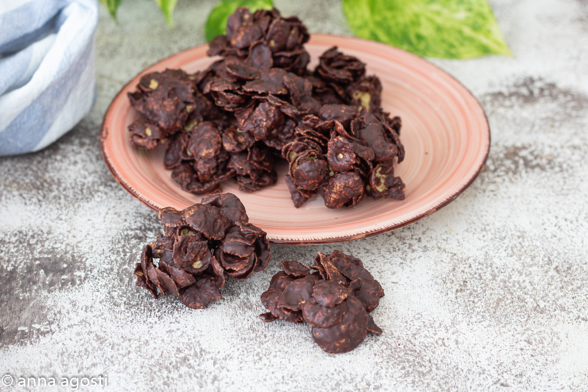 Roses des sables au chocolat