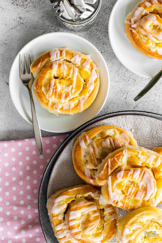 Roulés ananas et noix de coco