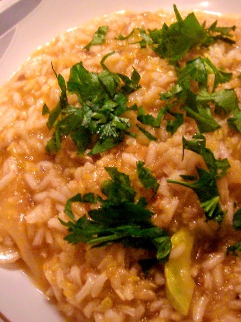 Risotto au thon avec tomate et courgettes