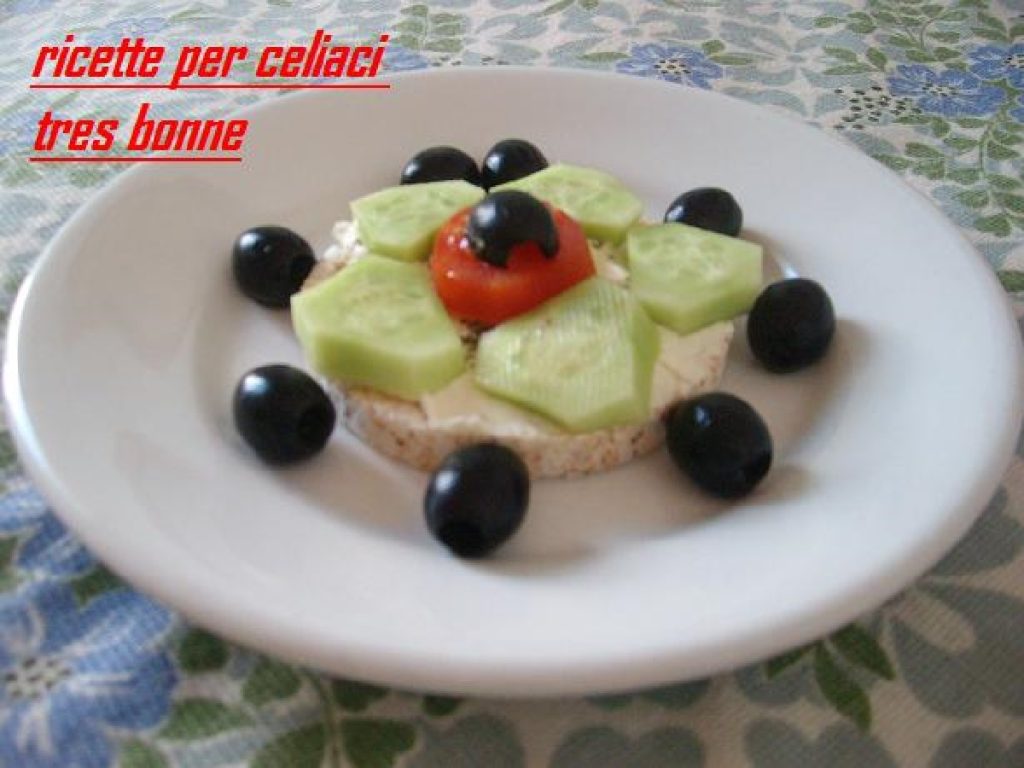 Apéritifs galettes de riz pour cœliaques