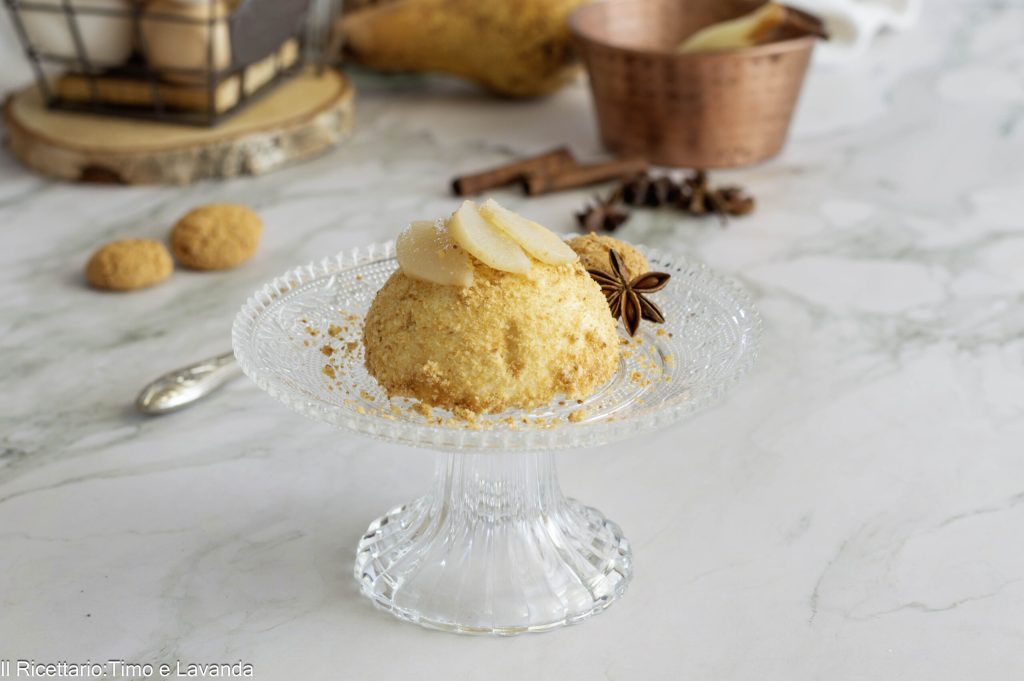 semifreddo aux poires et amaretti