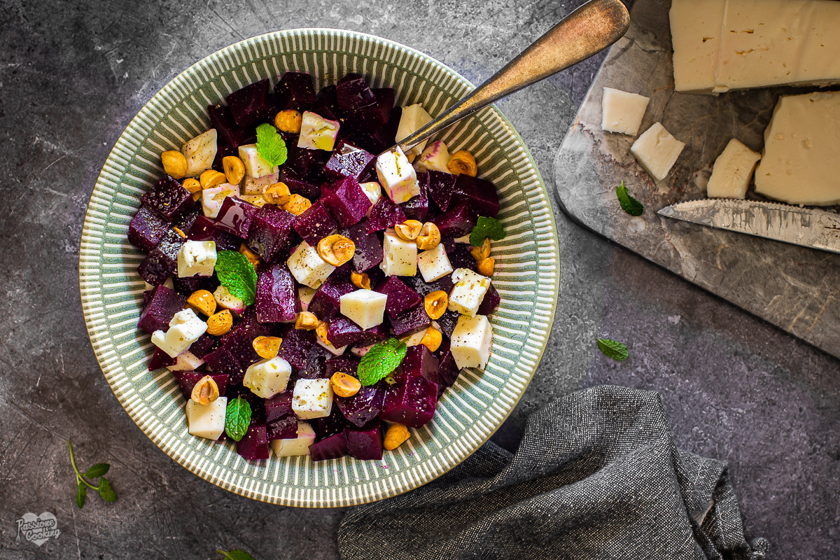 Salade de betteraves et Morlacco