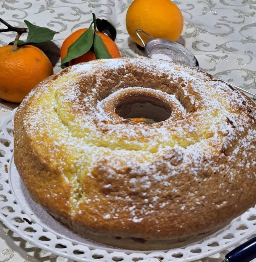Gâteau à l'orange sanguine de Sicile