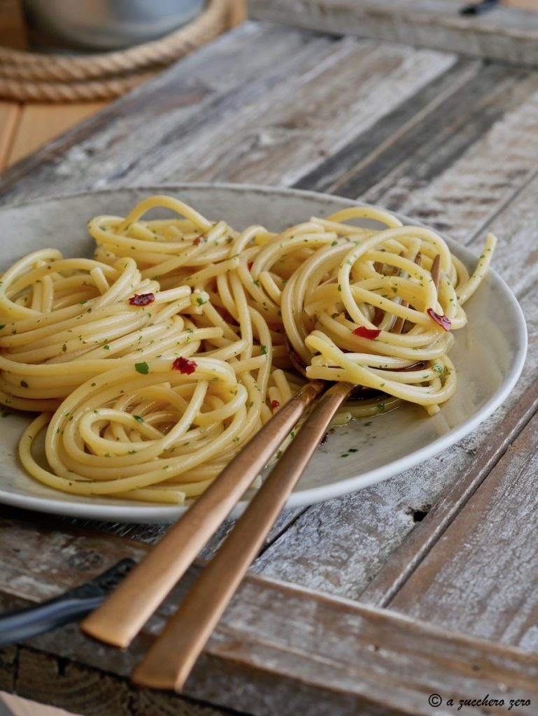 Spaghetti ail, huile et piment light | avec astuces pour un faible impact glycémique