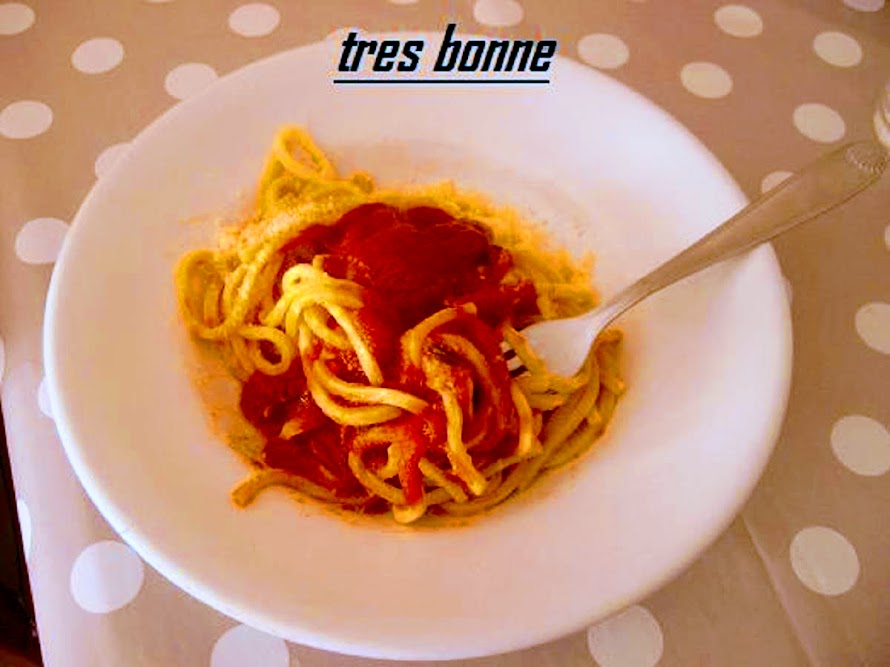 Troccoli à la sauce de boulettes recette de tradition des Pouilles