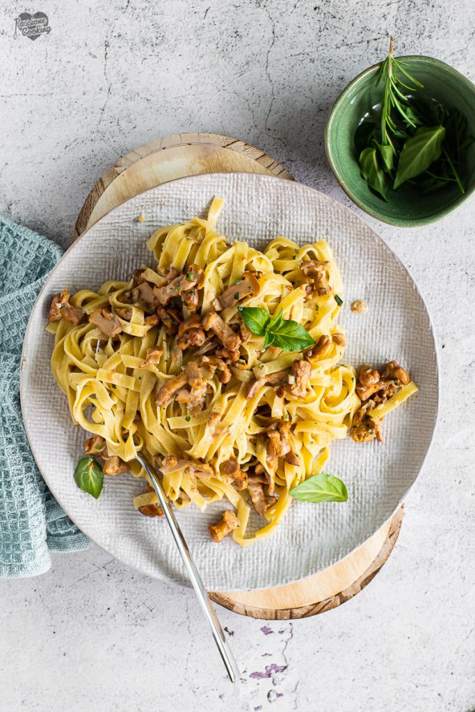 Tagliatelles aux girolles