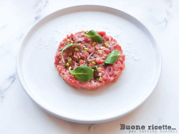 Tartare de fassona au couteau