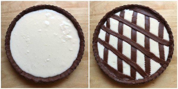 Tarte à la crème de coco - étape 2