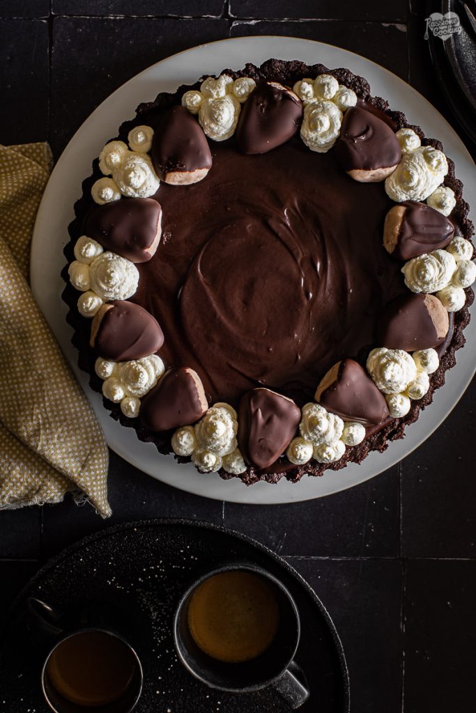 Tarte aux châtaignes et au chocolat