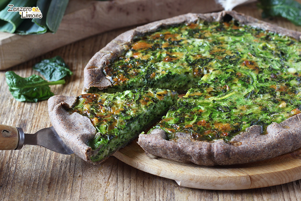 Tarte salée au sarrasin