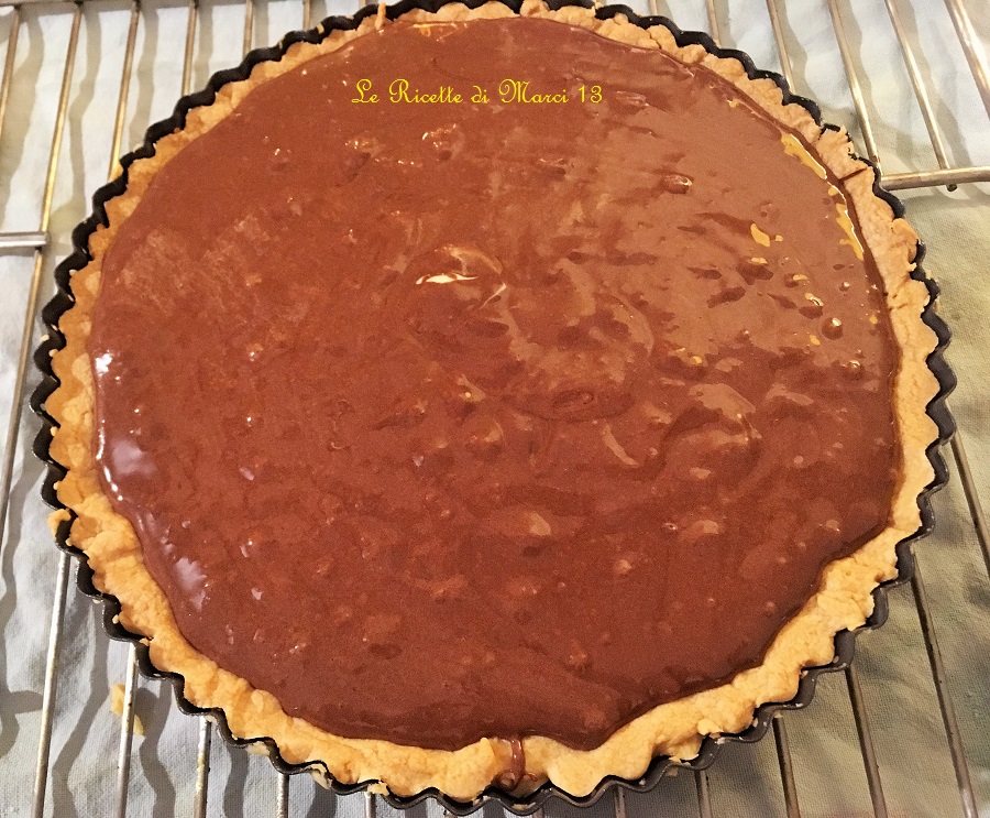 Tarte au chocolat et framboises