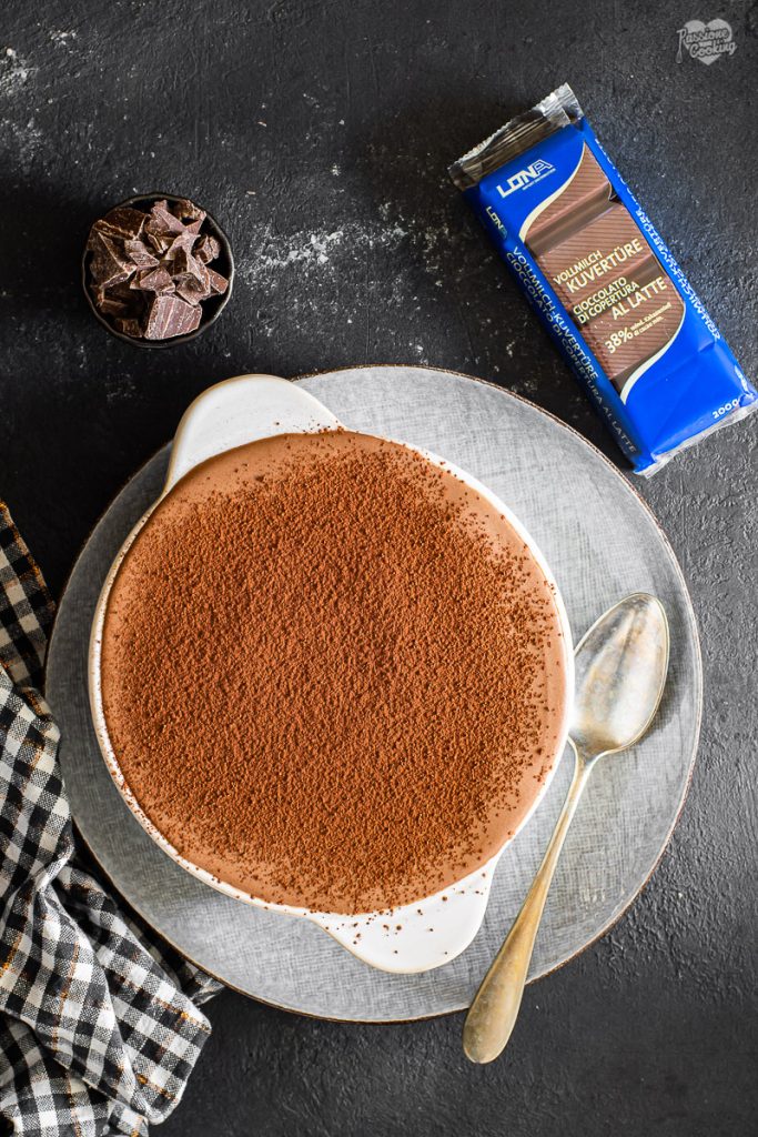 Tiramisu au chocolat au lait et oranges