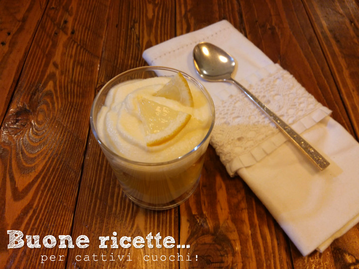 Tiramisu avec crème au citron