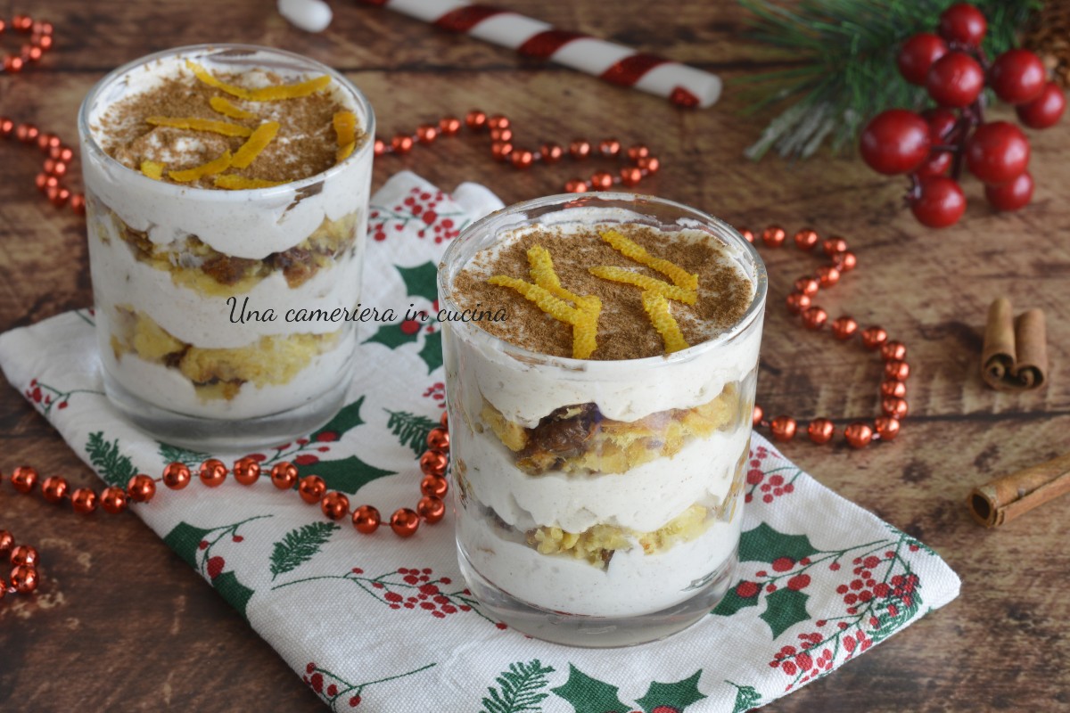 Verrines de panettone