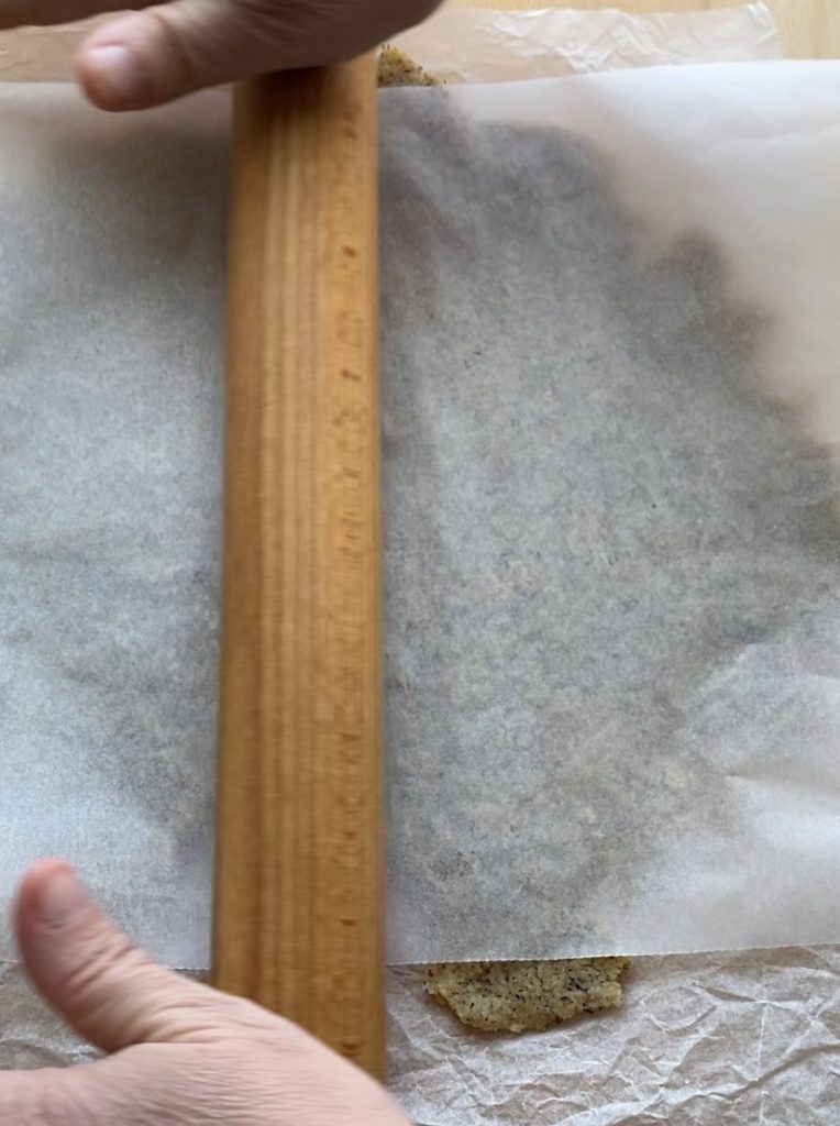 Étaler avec le rouleau à pâtisserie