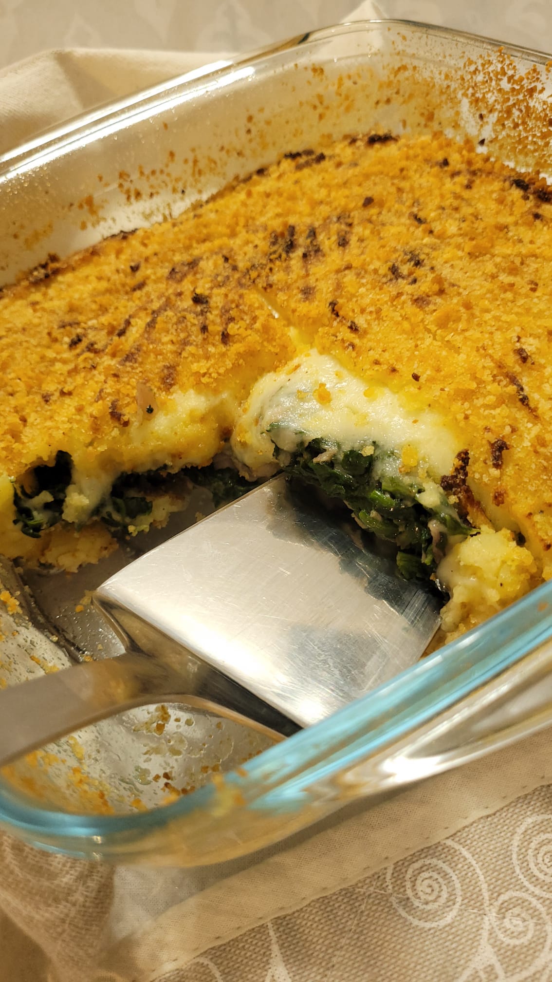 Gratin de Pommes de Terre et Épinards à la Friteuse à Air