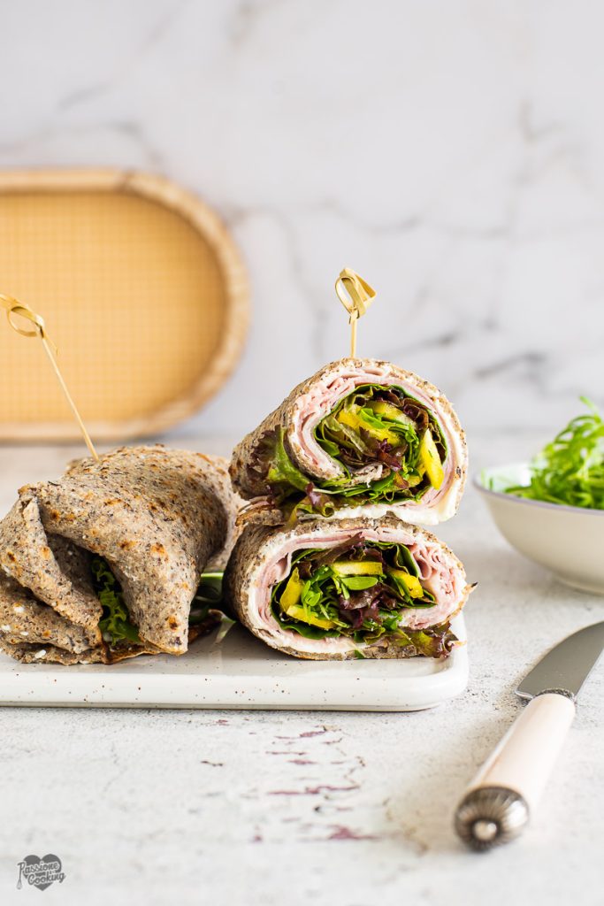 Wraps de sarrasin farcis