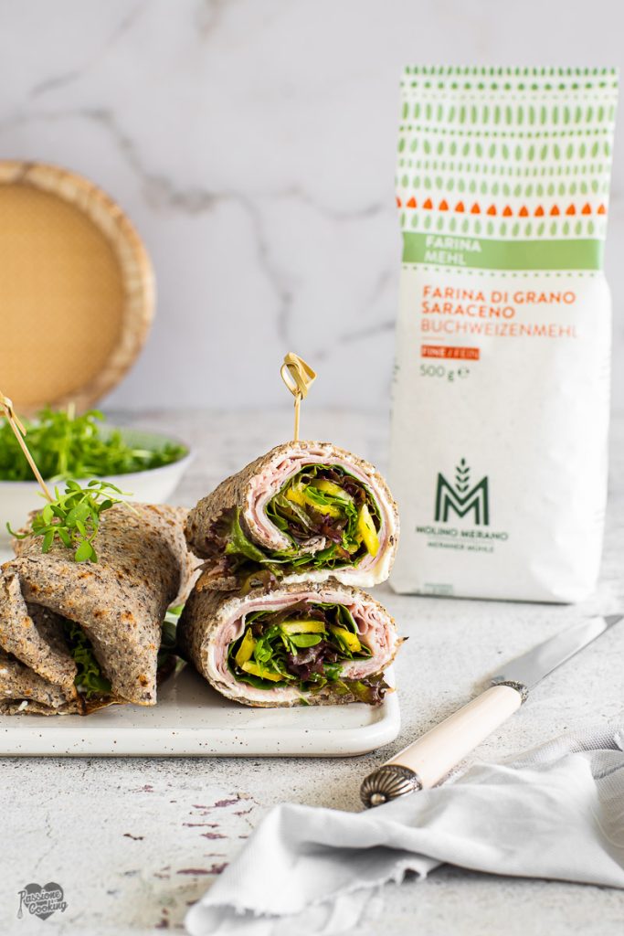 Wraps de sarrasin farcis