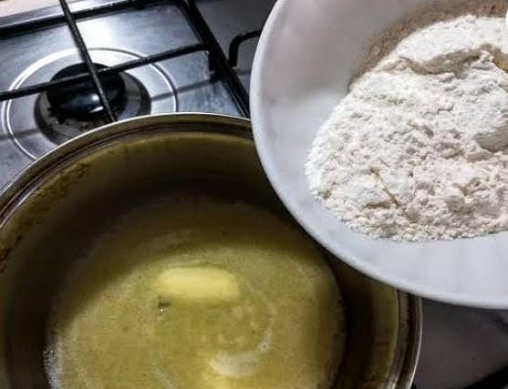 Les choux de Carnaval avec confettis de sucre