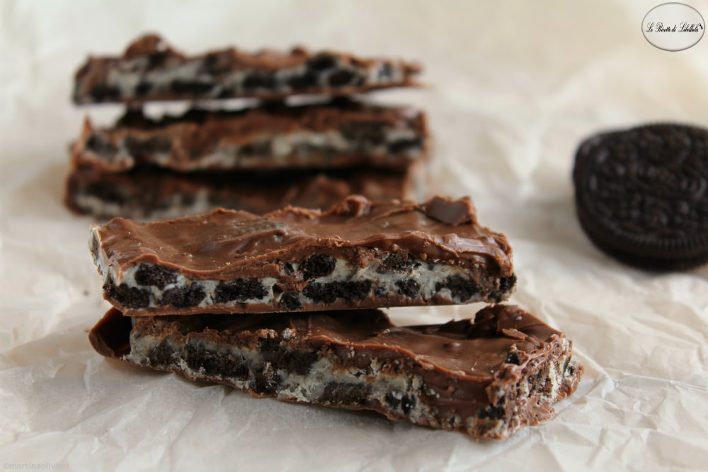 Barres au chocolat et Oreo