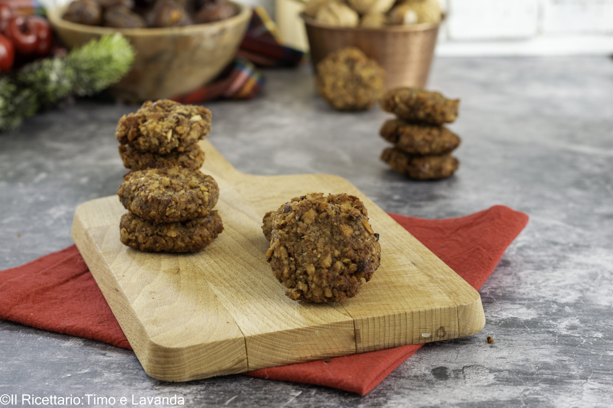 Biscuits aux fruits secs et dattes