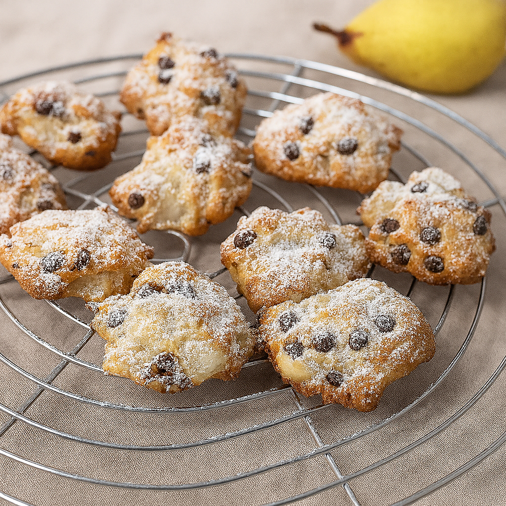 biscuits aux poires et chocolat