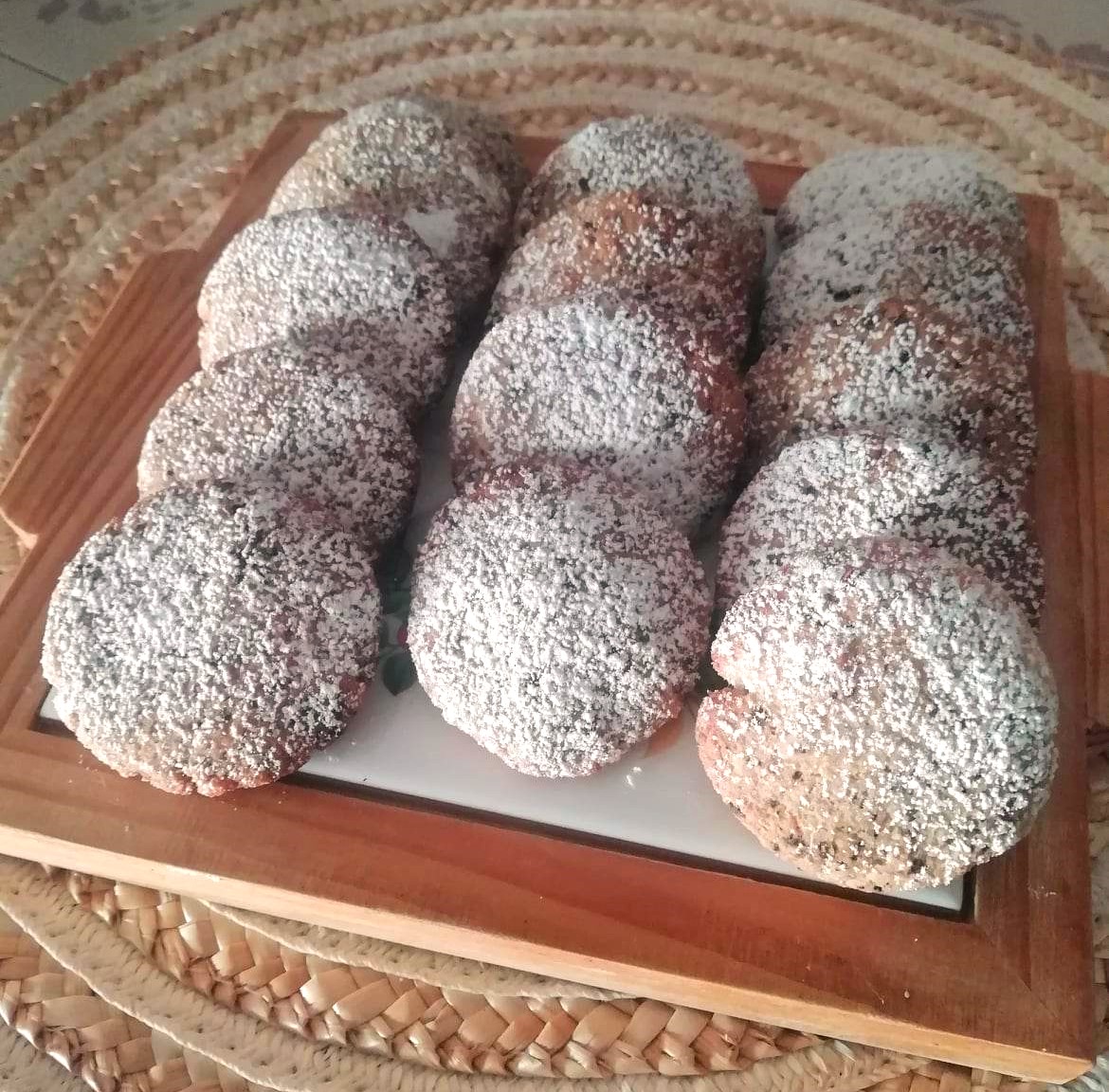 BISCUITS AVEC OKARA DE SOJA chocolat et amandes