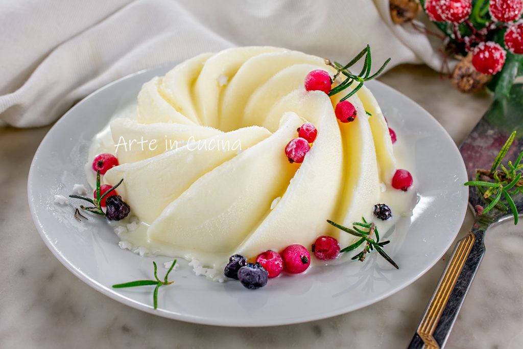 Blanc-manger à l'orange doux sicilien