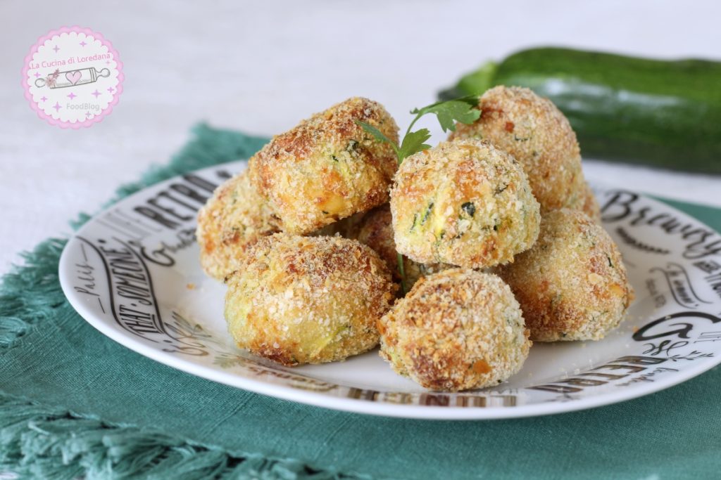 boulettes de courgettes à la friteuse