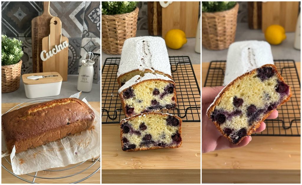 cake sans beurre avec myrtilles et yaourt