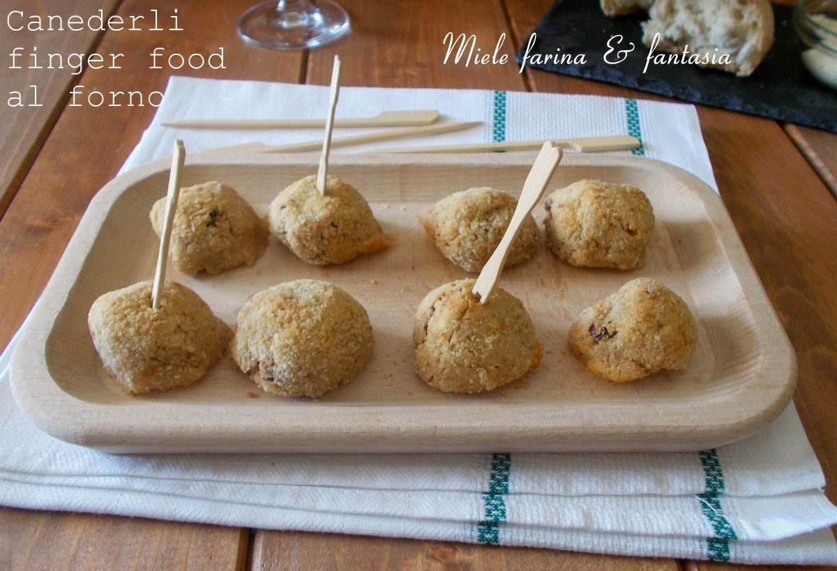 Canederli finger food avec cœur fondant