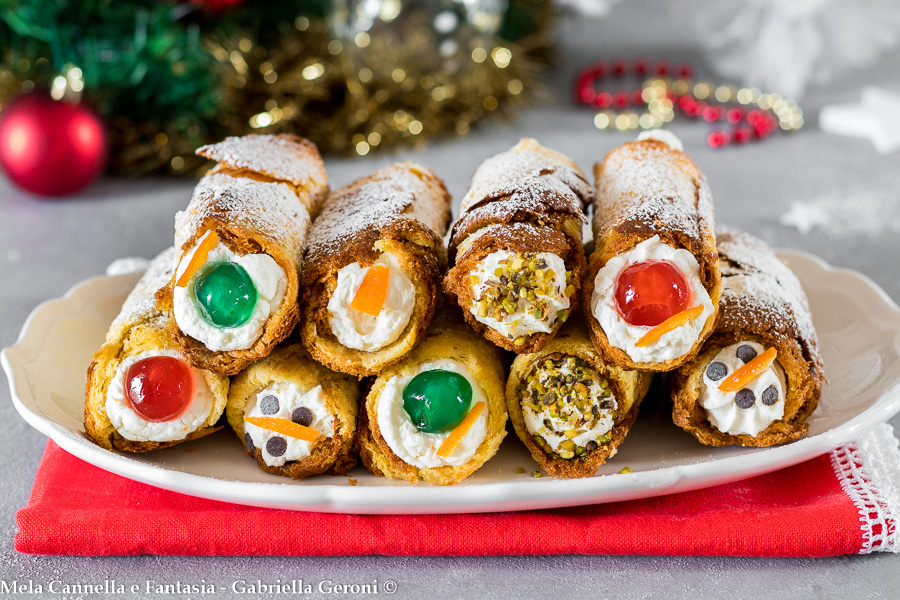 Cannoli de pandoro à la ricotta recette facile et rapide