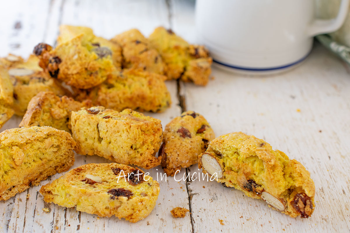 Cantucci amandes et raisins secs